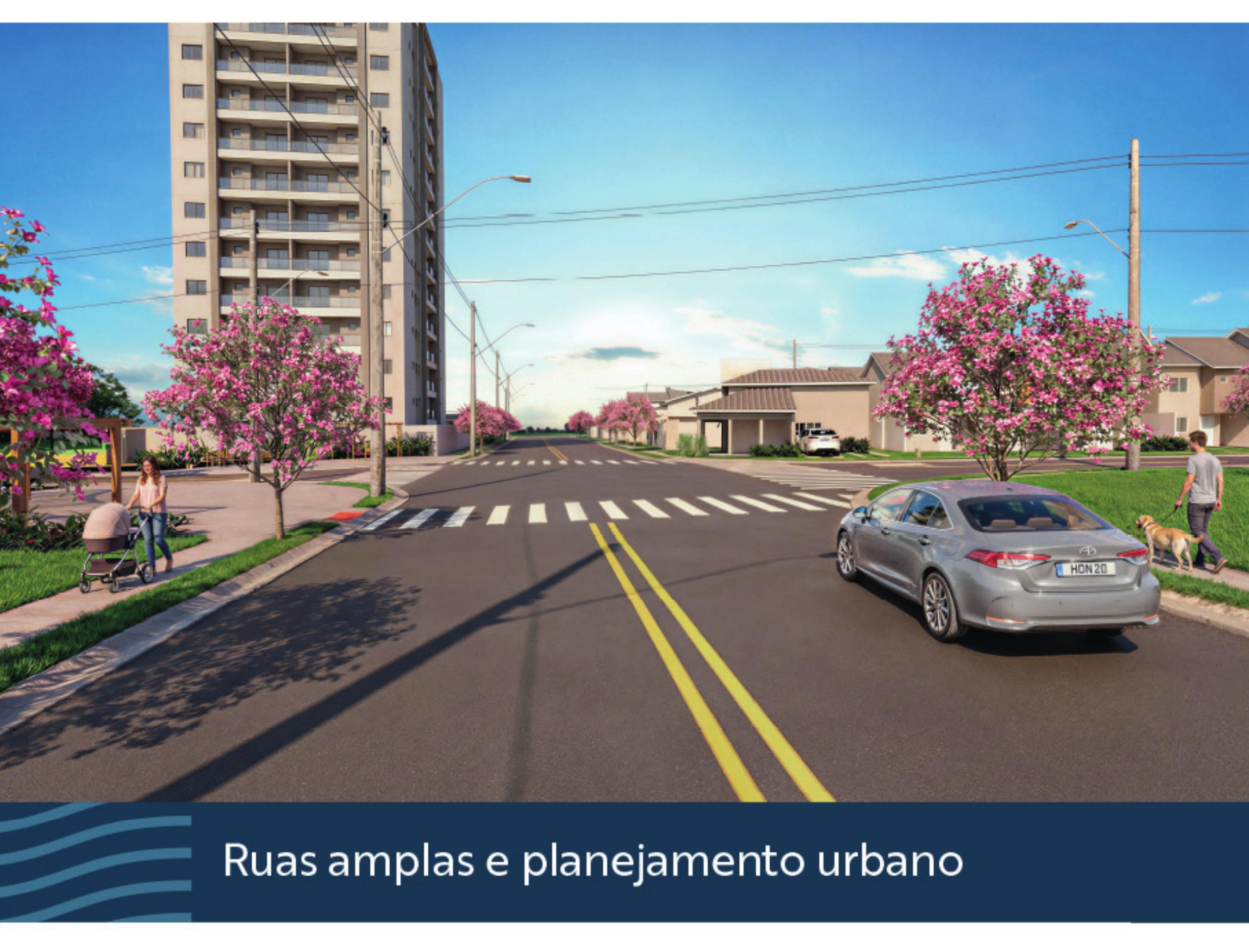 Loteamento Aurora Sumaré — ruas amplas, arborizadas e com planejamento urbano, em Sumaré/SP