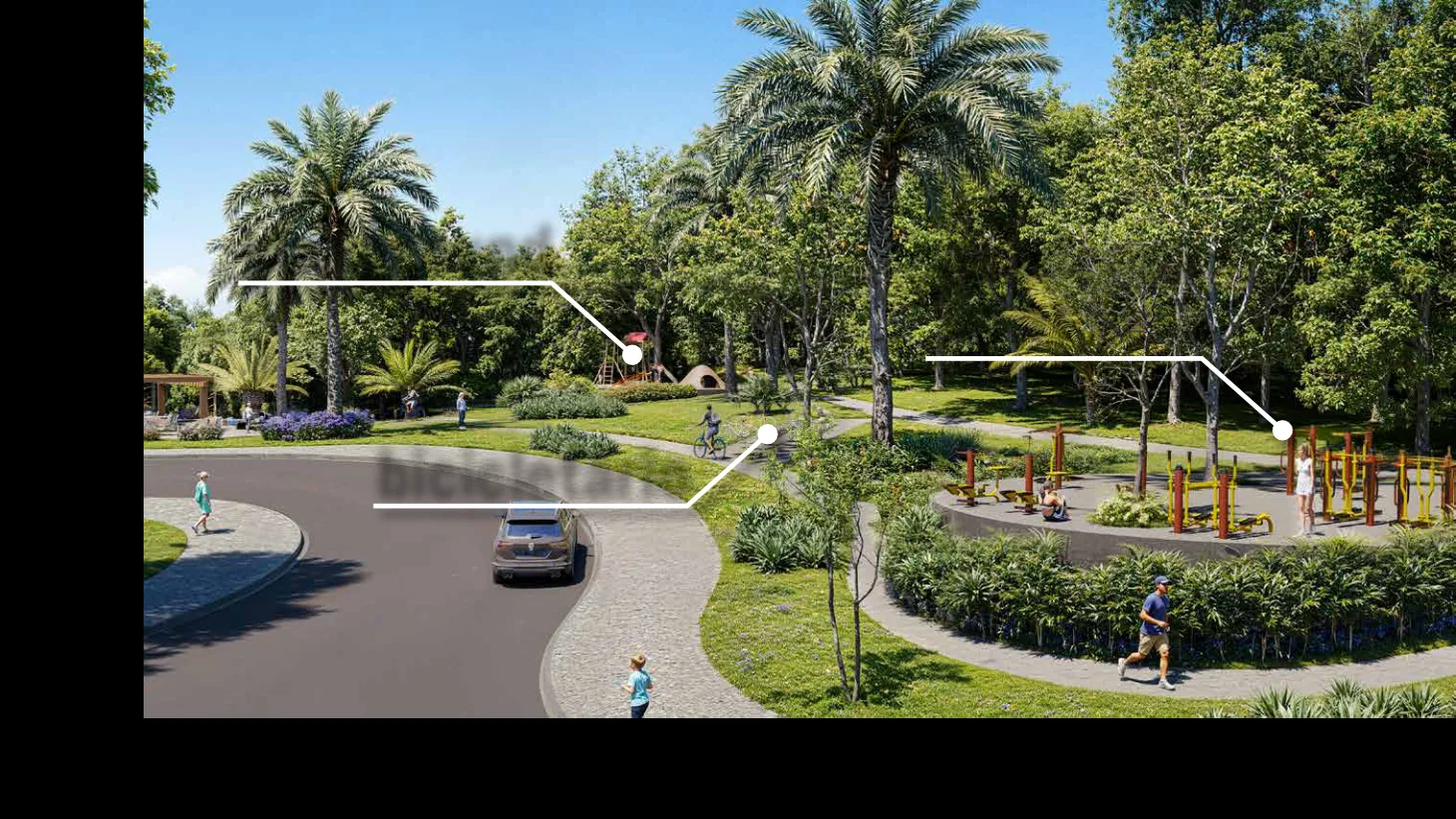 Vem Viver Jundiaí — praça de convivência e áreas verdes do loteamento em Jundiaí/SP