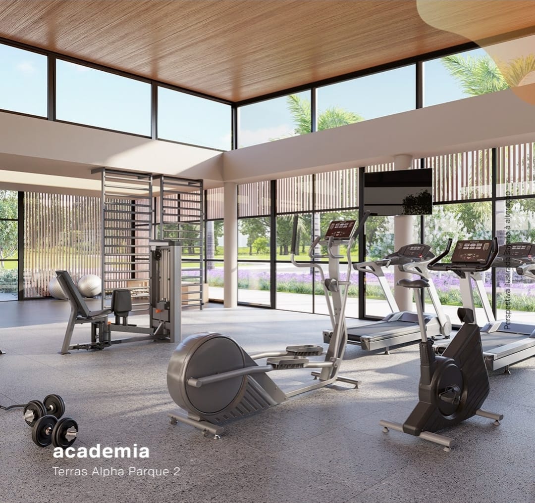 Academia interna equipada do Parque Alphaville Campinas