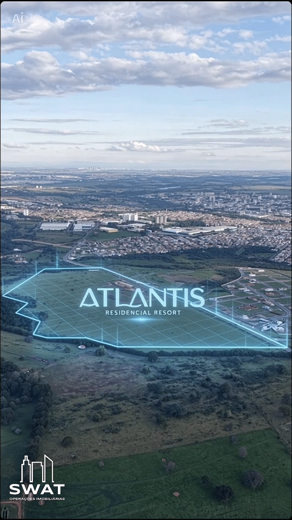 Novo loteamento Nova Odessa — imóvel Atlantis