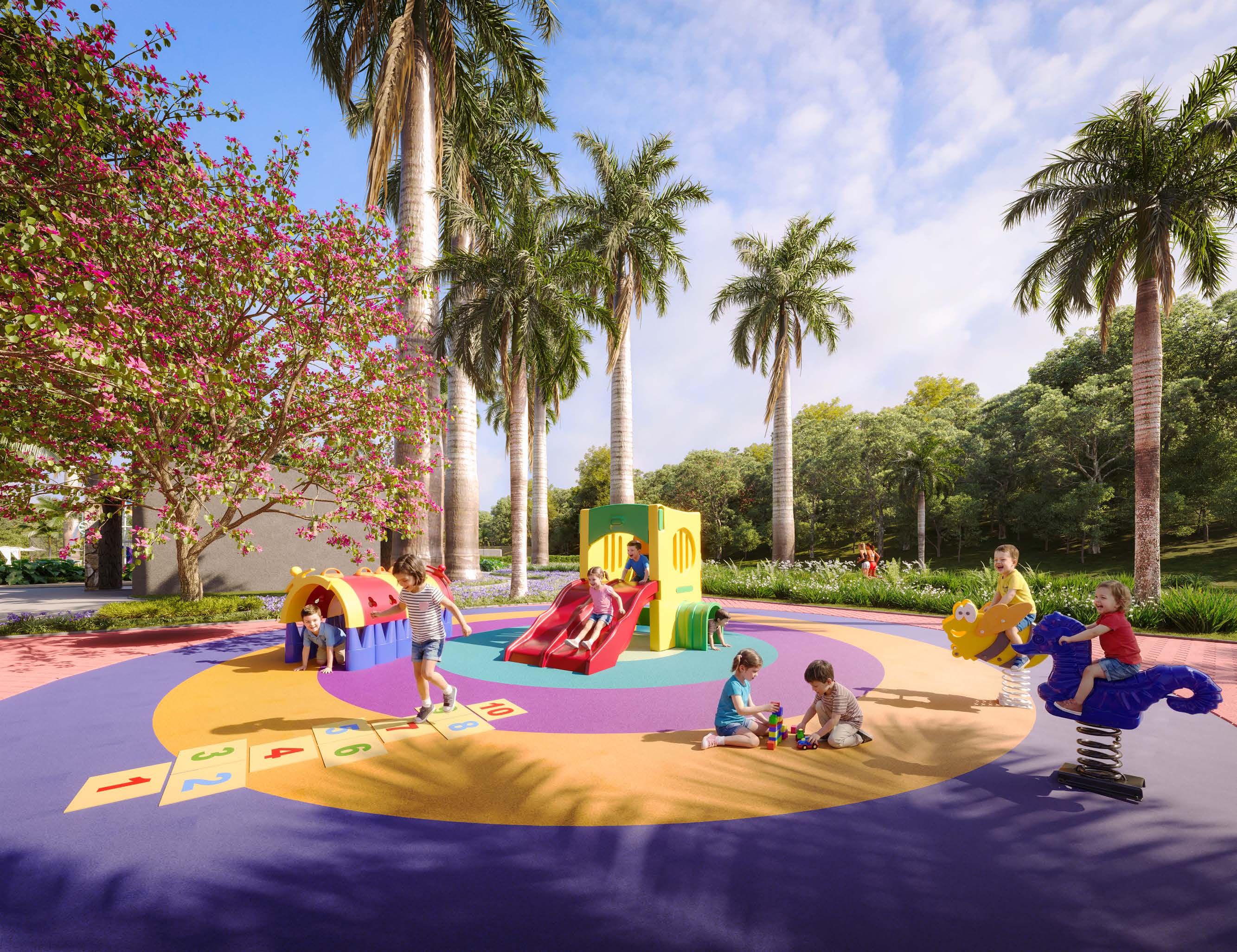 Espaço churrasqueira do Atlantis Residencial em Nova Odessa