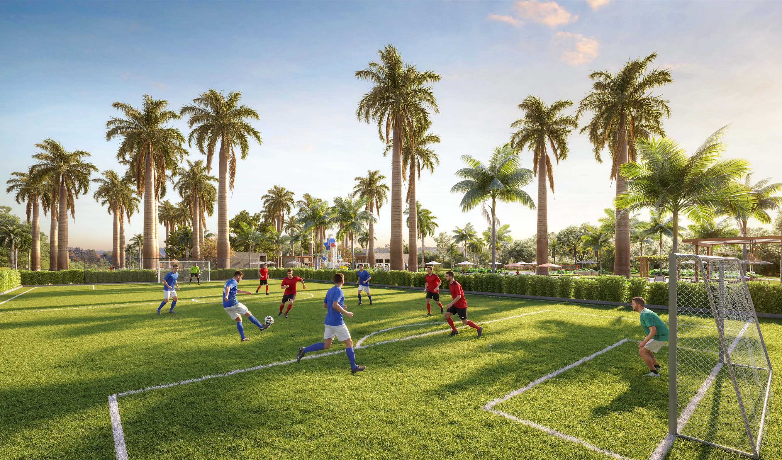 Quadra poliesportiva do Atlantis Residencial em Nova Odessa