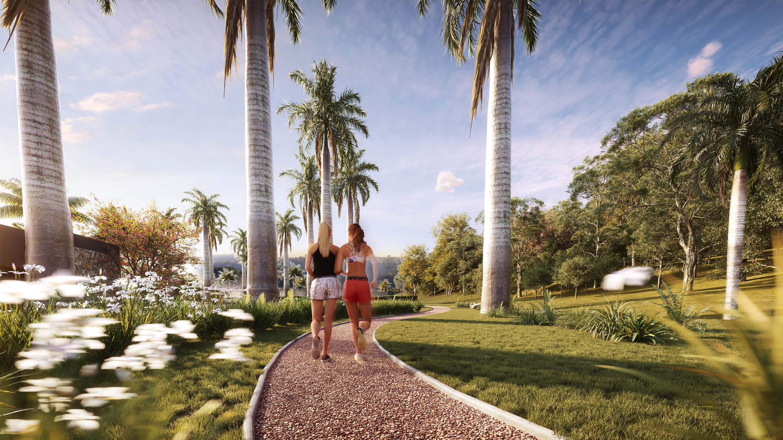 Complexo aquático estilo resort do Atlantis Residencial Resort em Nova Odessa