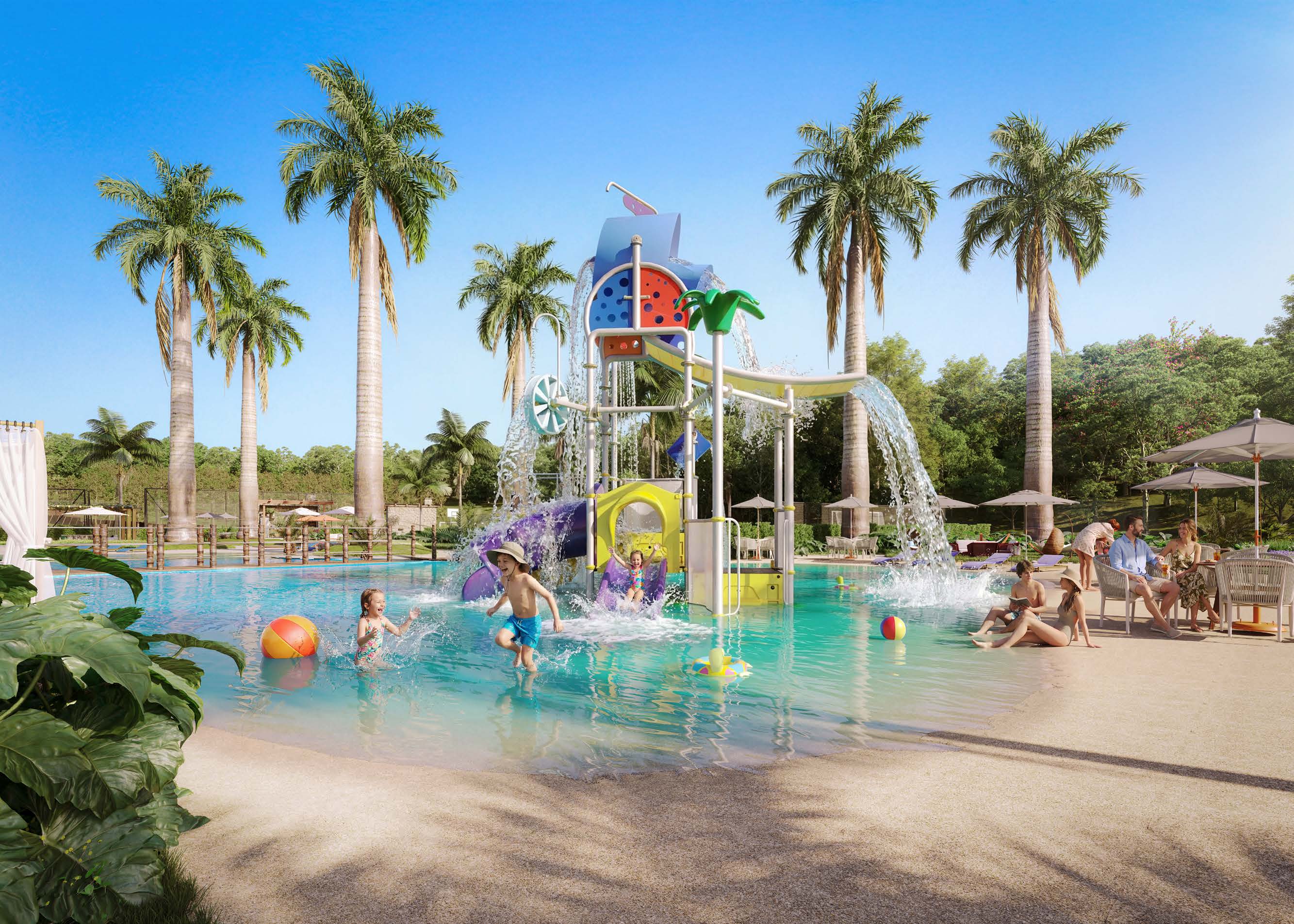 Playground aquático certificado ABNT NBR 16071/22 no Atlantis em Nova Odessa