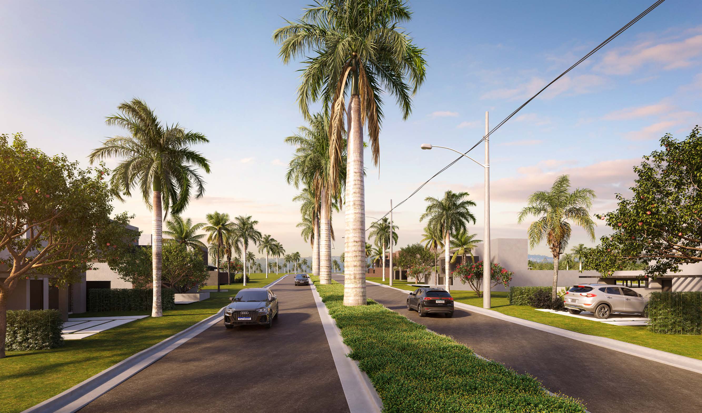 Lotes comerciais de 300m² em alameda comercial do Atlantis Residencial em Nova Odessa