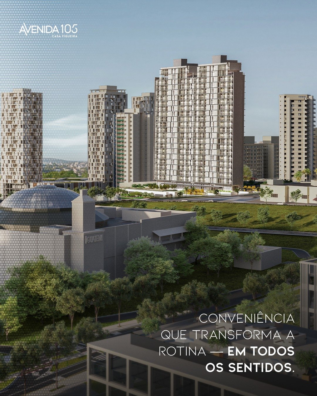Avenida 105 Casa Figueira Campinas — vista aérea do bairro Casa Figueira Avenida 105 Casa Figueira Campinas — vista aérea do novo bairro planejado Casa Figueira integrado ao Iguatemi, em Campinas/SP