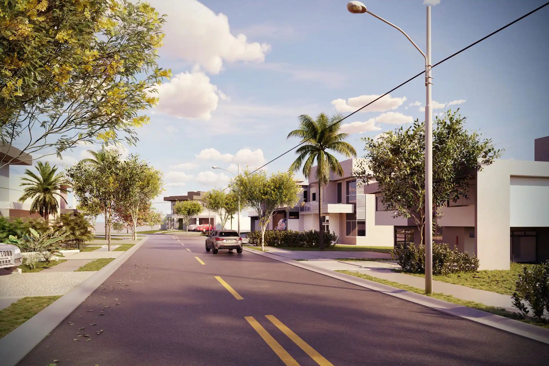 Bonneville Sumaré — ruas arborizadas e casas do bairro planejado em Sumaré/SP