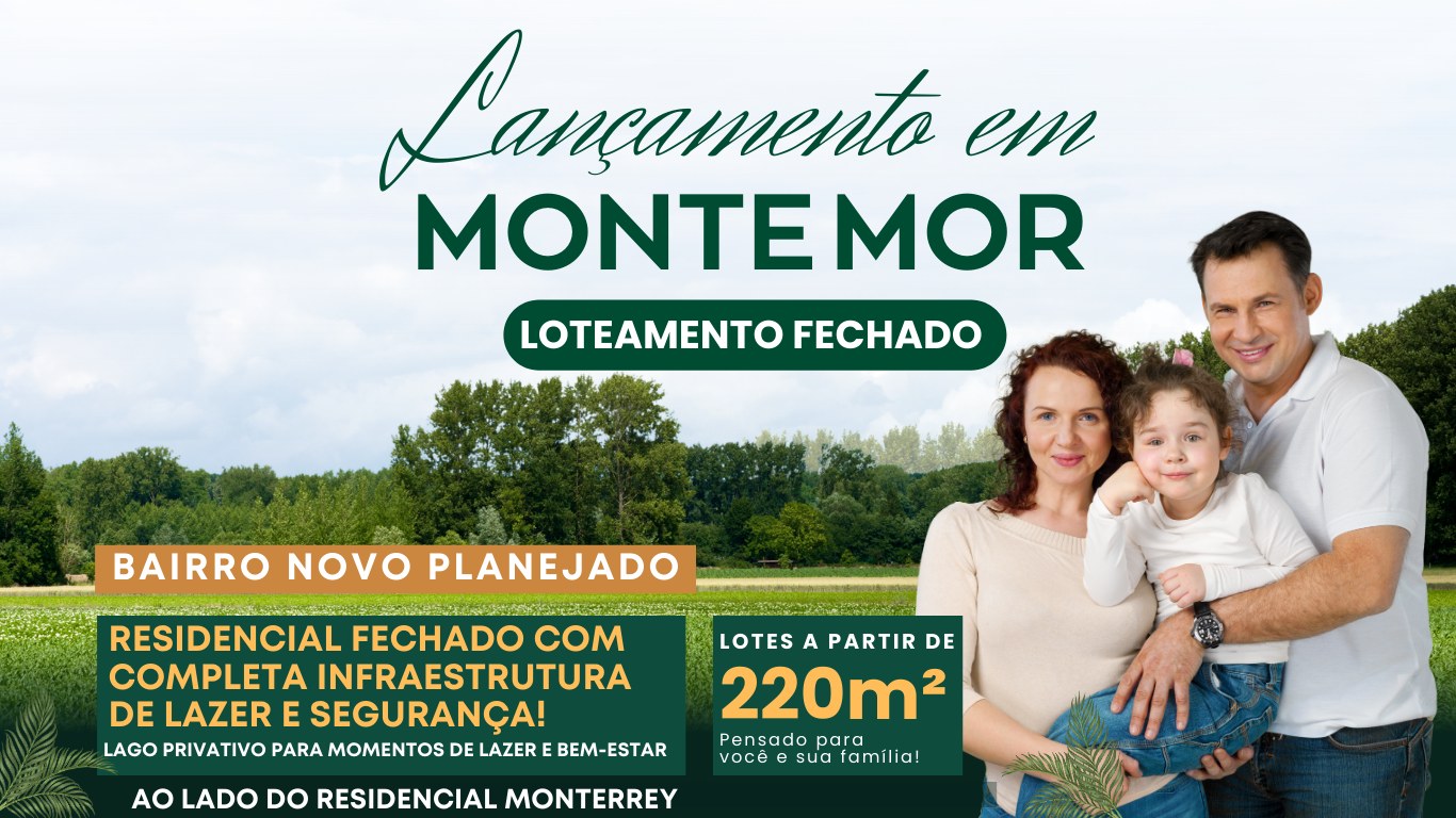 Brisa das Campinas Monte Mor — lançamento de bairro novo planejado com lotes a partir de 220m² em Monte Mor SP Brisa das Campinas Monte Mor — lançamento de bairro novo planejado com lotes a partir de 220m² em Monte Mor SP