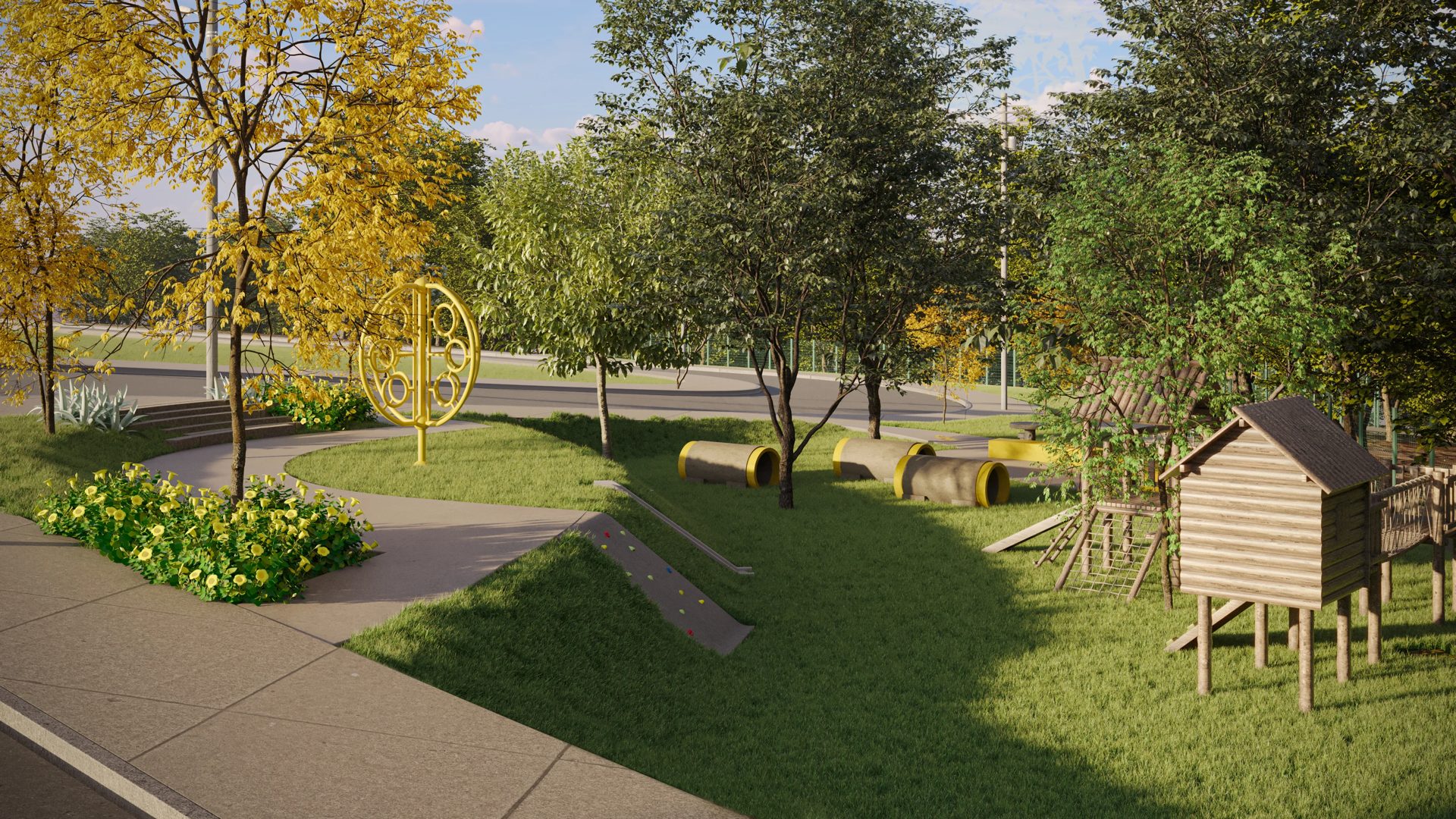 ComViva Jardim Amanda Monte Mor — praça temática com playground e área verde no loteamento em Monte Mor/SP ComViva Jardim Amanda Monte Mor — praça temática com playground e área verde no loteamento em Monte Mor/SP