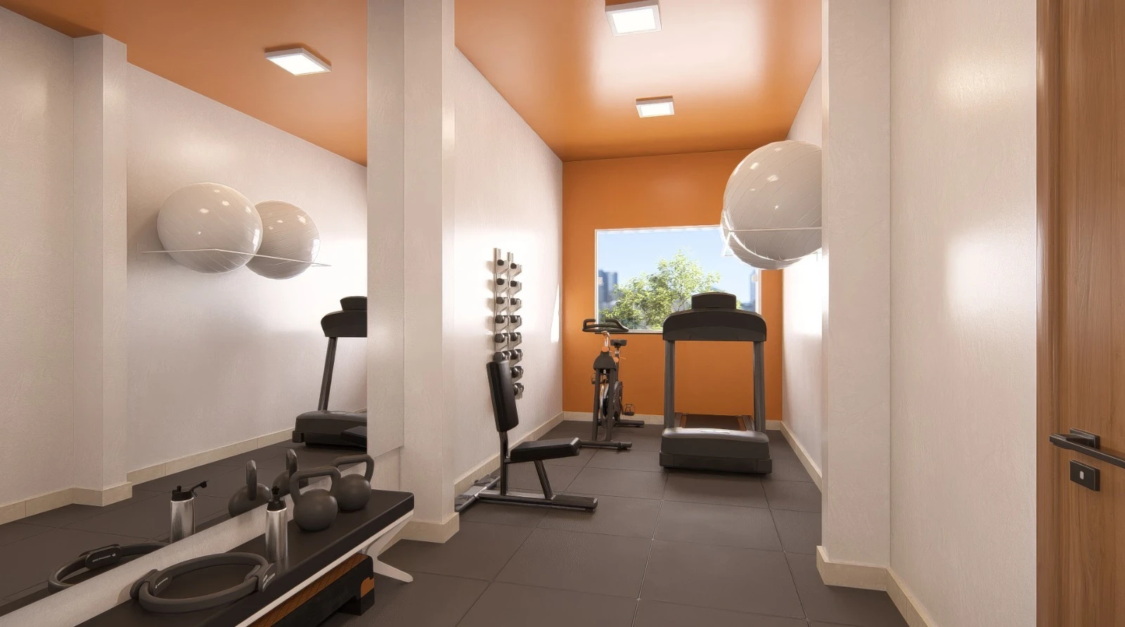 Academia equipada do Elegance Residencial Swift, apartamento lançamento em Campinas
