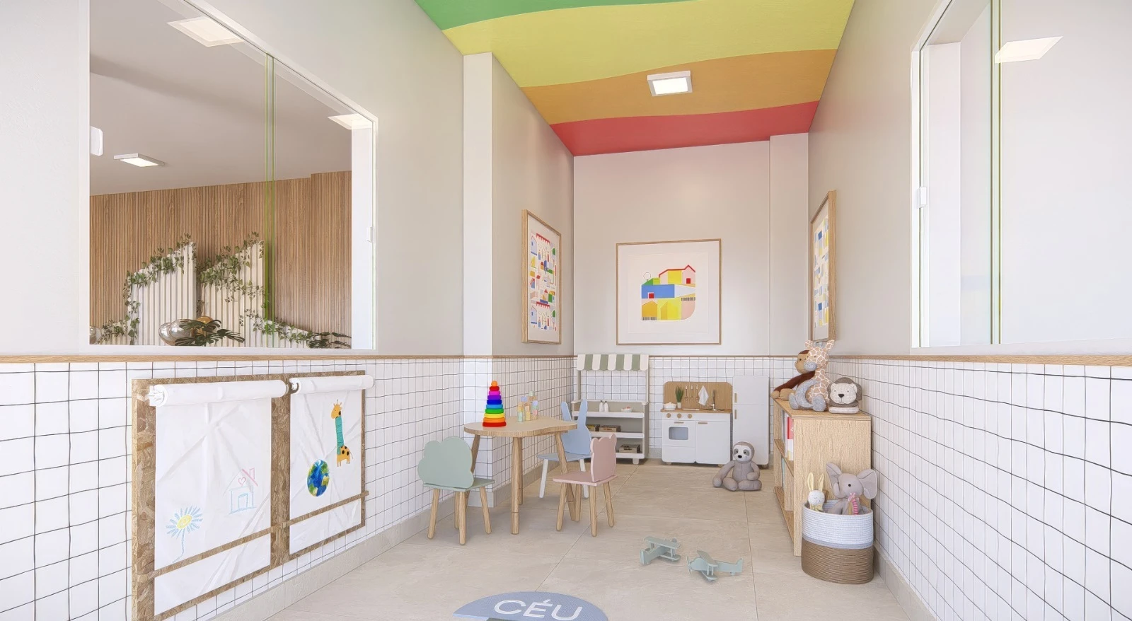Brinquedoteca do Elegance Residencial Swift, apartamento na planta em Campinas