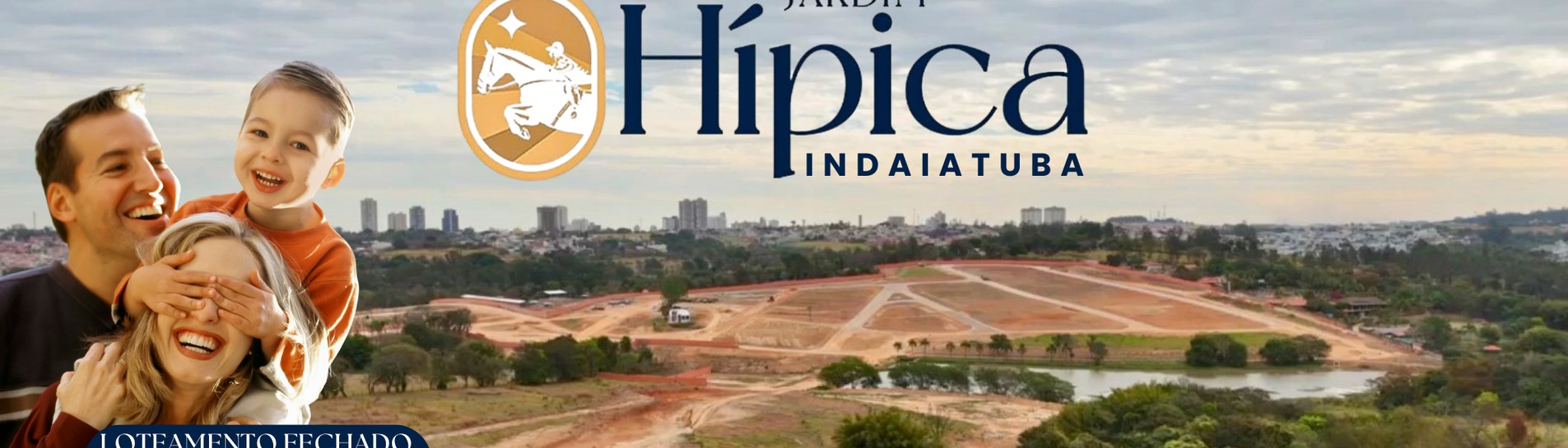 Residencial Jardim Hípica Indaiatuba — loteamento fechado de alto padrão cercado pela natureza, lotes a partir de 250 m².