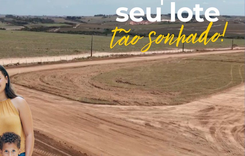 Vista panorâmica dos terrenos do Residencial Monte Carmelo em Indaiatuba, loteamento aberto residencial e comercial.