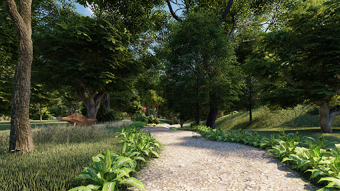 Residencial Quinta dos Verdes Paulínia — bosque com trilha e área verde preservada do empreendimento integrado à natureza em Paulínia/SP