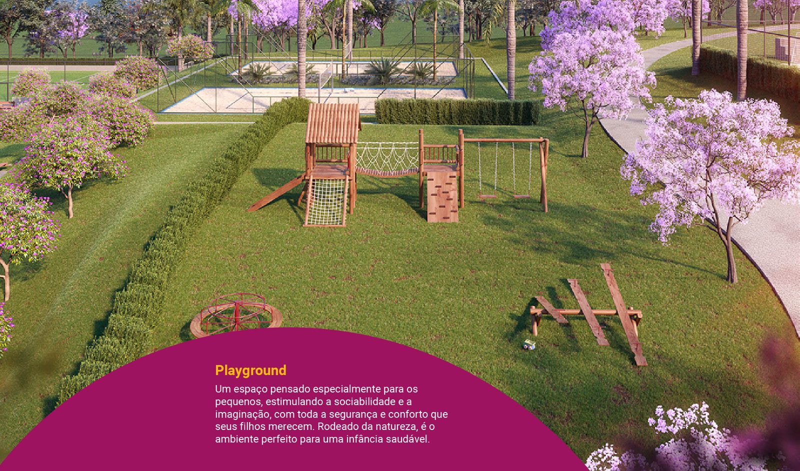 Recanto das Uvas Jundiaí — playground infantil em Jundiaí/SP Recanto das Uvas Jundiaí — playground infantil da área de lazer do loteamento em Jundiaí/SP