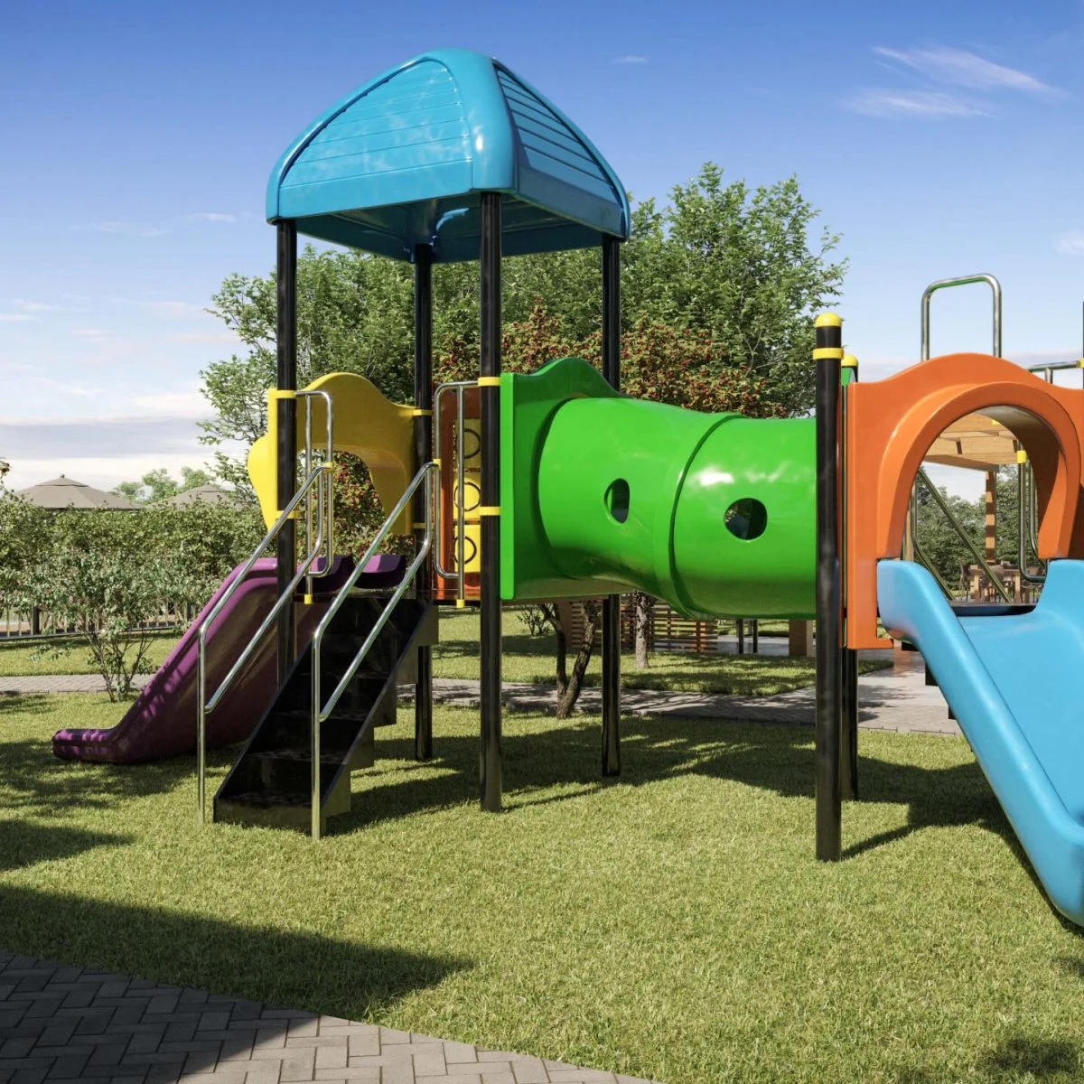 Playground do Residencial Reserva do Rio em Cosmópolis
