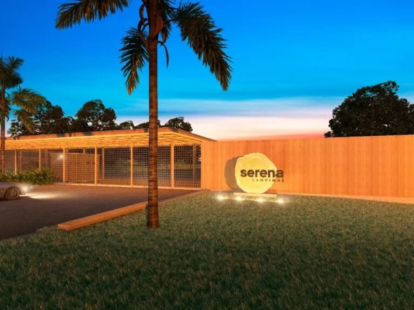 Implantação dos lotes residenciais do Reserva Serena Campinas, loteamento fechado em Campinas.