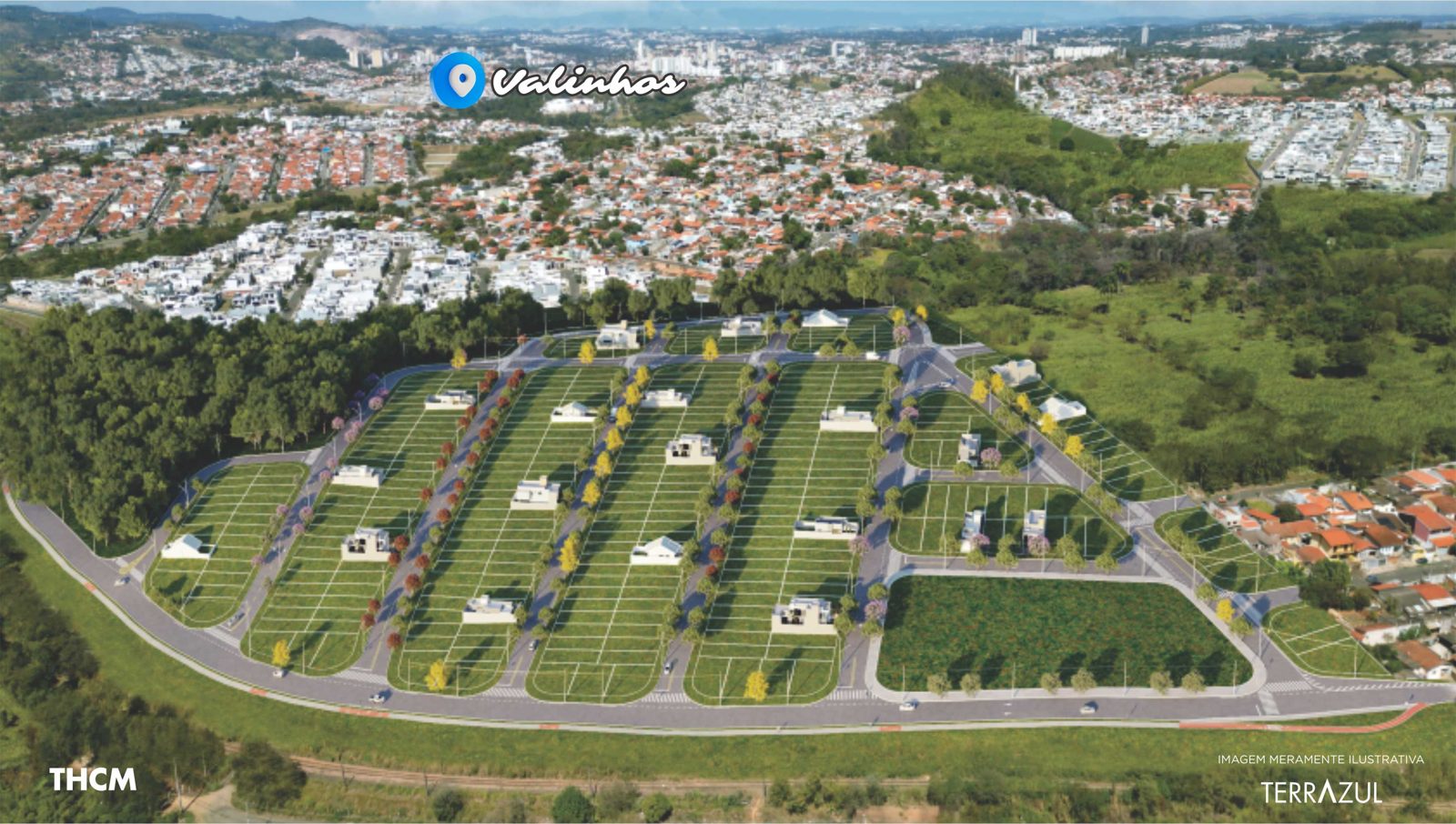 Terrazul Magalhães Teixeira Campinas — localização próxima a Valinhos Terrazul Magalhães Teixeira Campinas — localização do loteamento com fácil acesso a Valinhos, em Campinas/SP