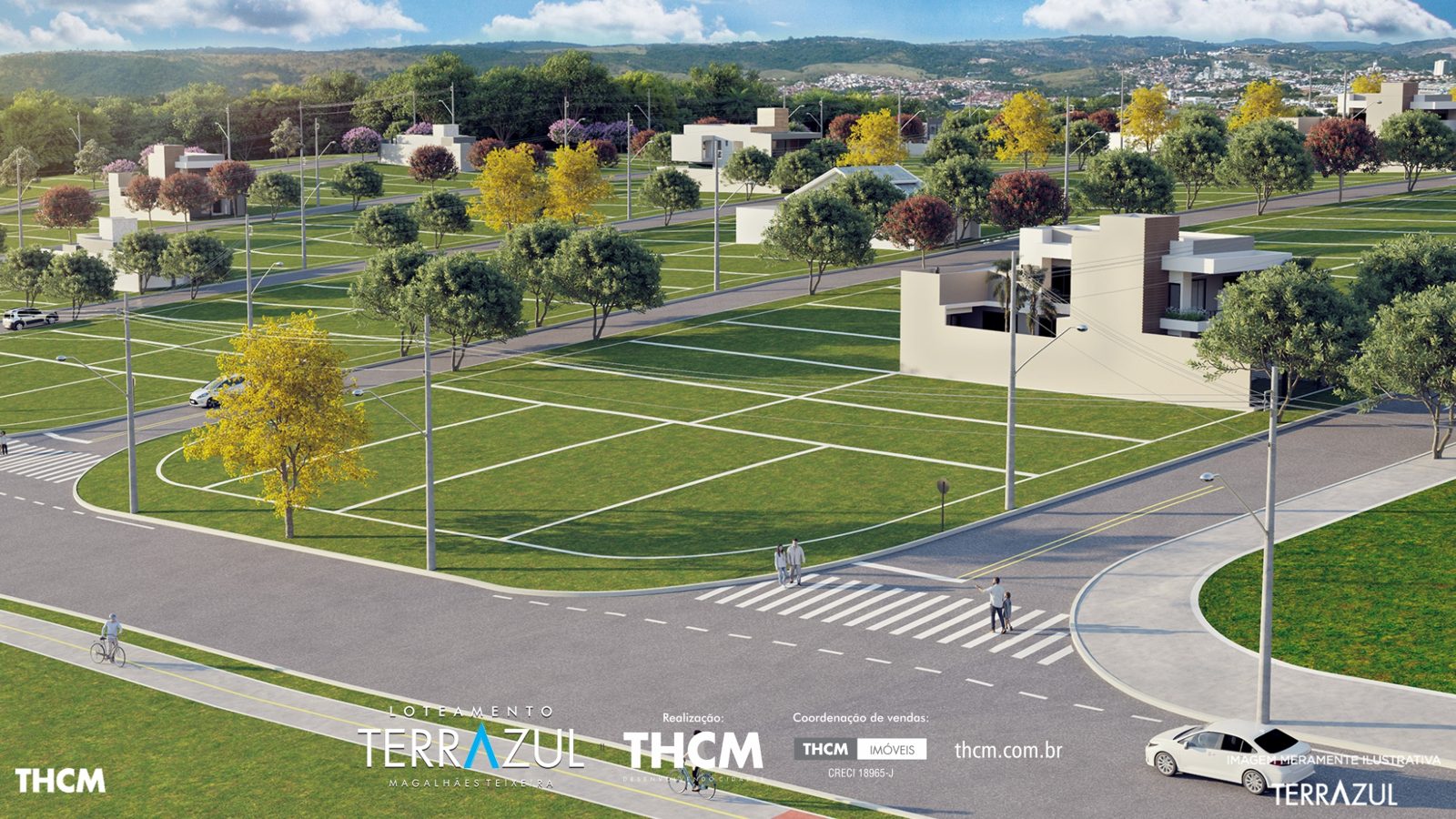 Terrazul Magalhães Teixeira Campinas — perspectiva do portal de entrada do loteamento residencial em Campinas/SP Terrazul Magalhães Teixeira Campinas — perspectiva do portal de entrada do loteamento residencial em Campinas/SP
