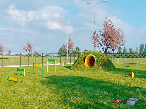 Espaço pet do Parque Residencial Viva Verde, loteamento aberto em Hortolândia para morar com qualidade de vida